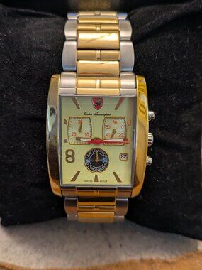 Tonino Lamborghini Two-Tone Chronograph Watch UL102 / 7L-L1